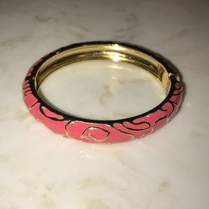 Pink & Gold Bangle Bracelet- NEW